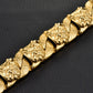 32mm Stainless Steel Dog Head Pet Collar Cuban Link Dog Collars Metal Puppy Collar Luxury Large Dog Necklace Pet Chain